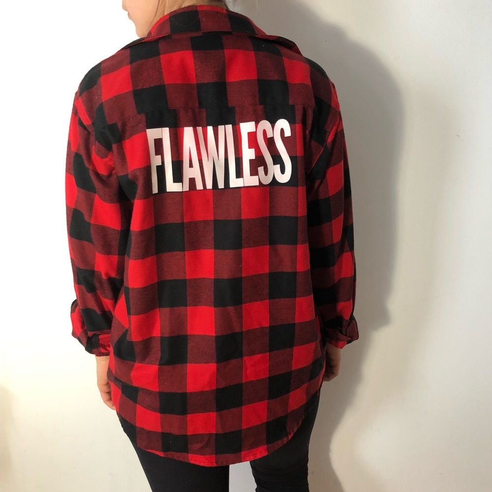 Beyoncé inspired Flawless flannel.